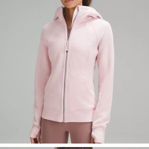 Lululemon Scuba full zip pink hoodie Sz 2
